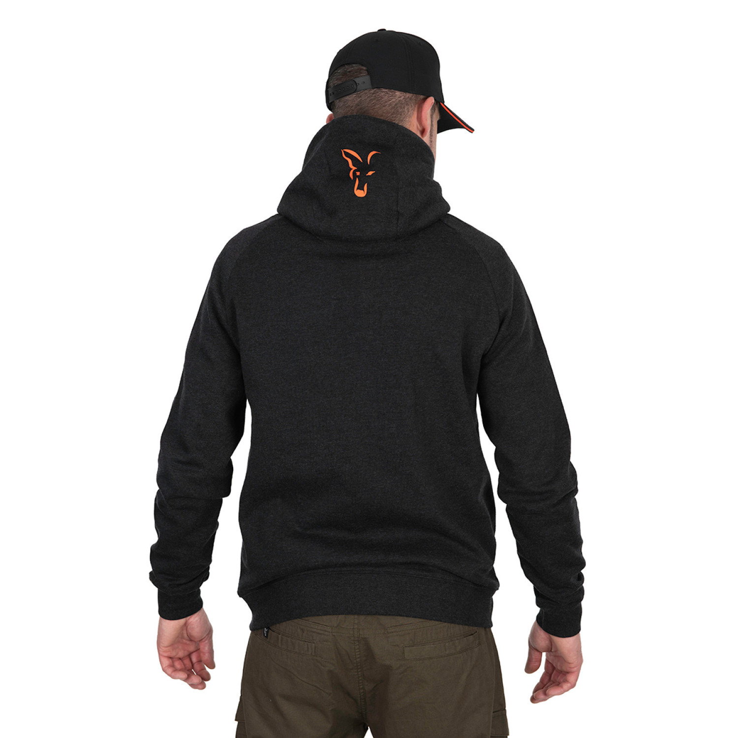 Суичър Fox Collection LW Hoody Black & Orange CCL191