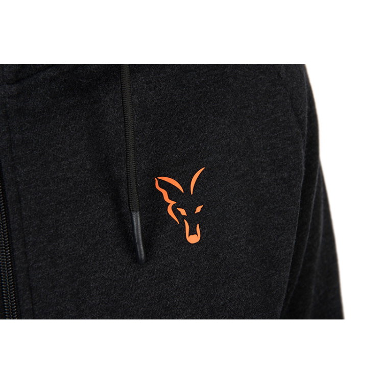 Суичър Fox Collection LW Hoody Black & Orange CCL191