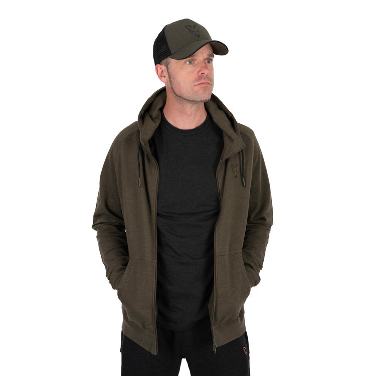 Суичър Fox Collection LW Hoody Green & Black CCL200