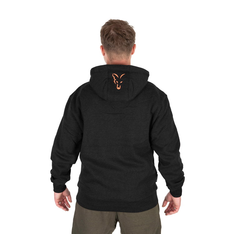 Суичър Fox Collection Hoody Black And Orange CCL230
