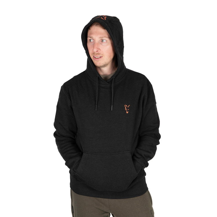 Суичър Fox Collection Hoody Black And Orange CCL230