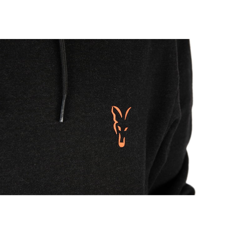 Суичър Fox Collection Hoody Black And Orange CCL230
