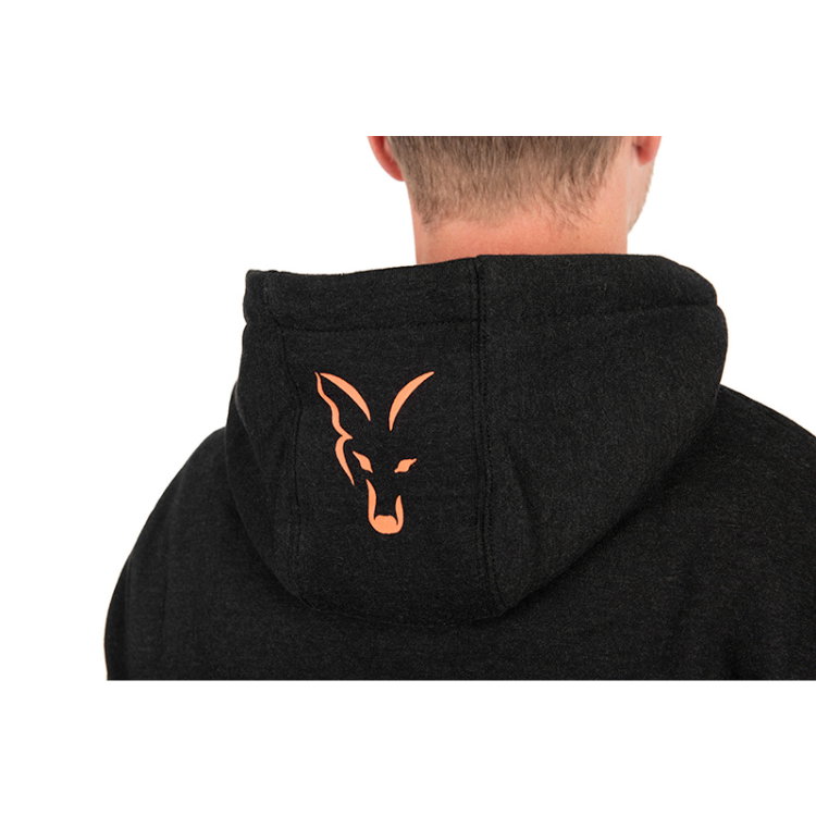 Суичър Fox Collection Hoody Black And Orange CCL230