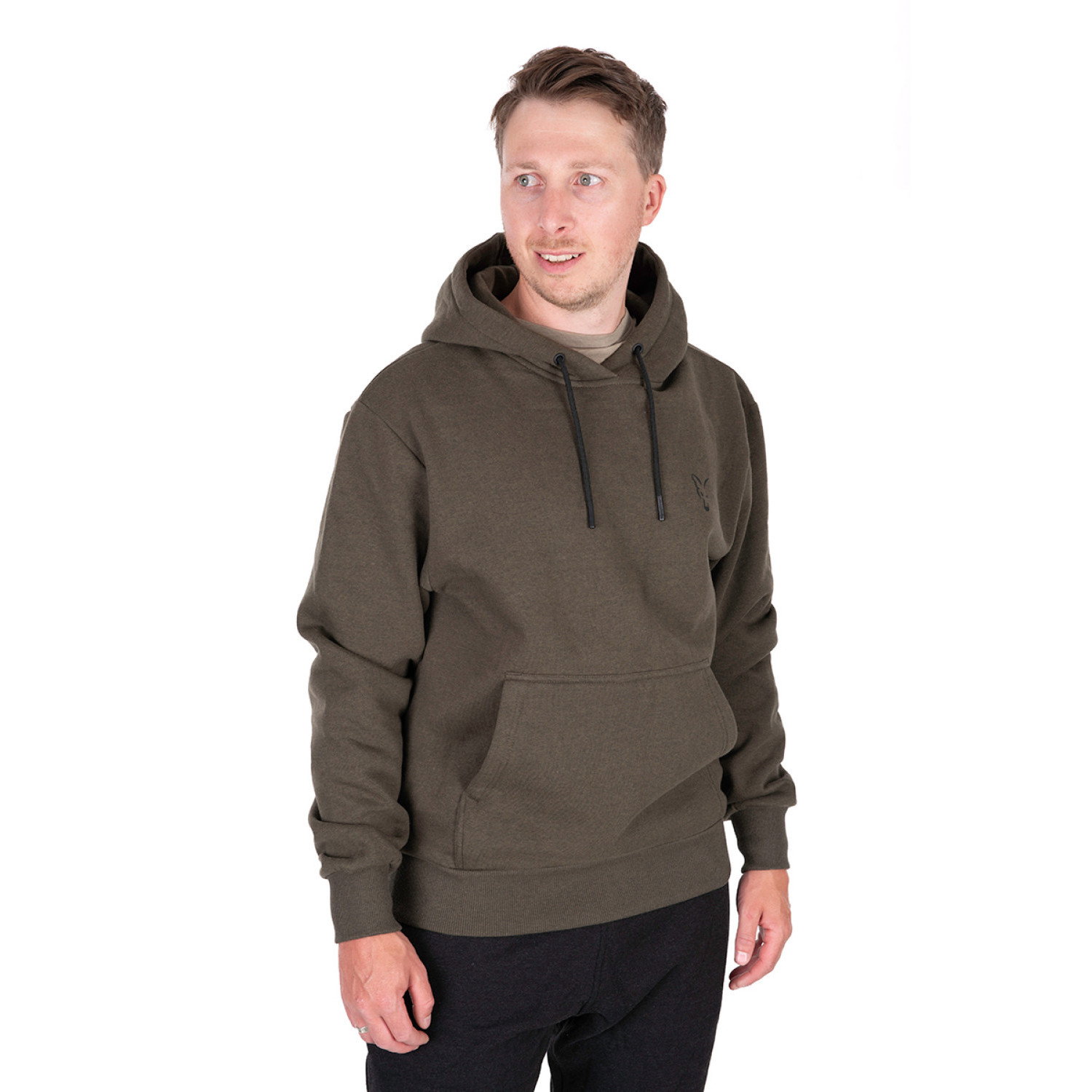 Суичър Fox Collection Hoody Green And Black CCL233