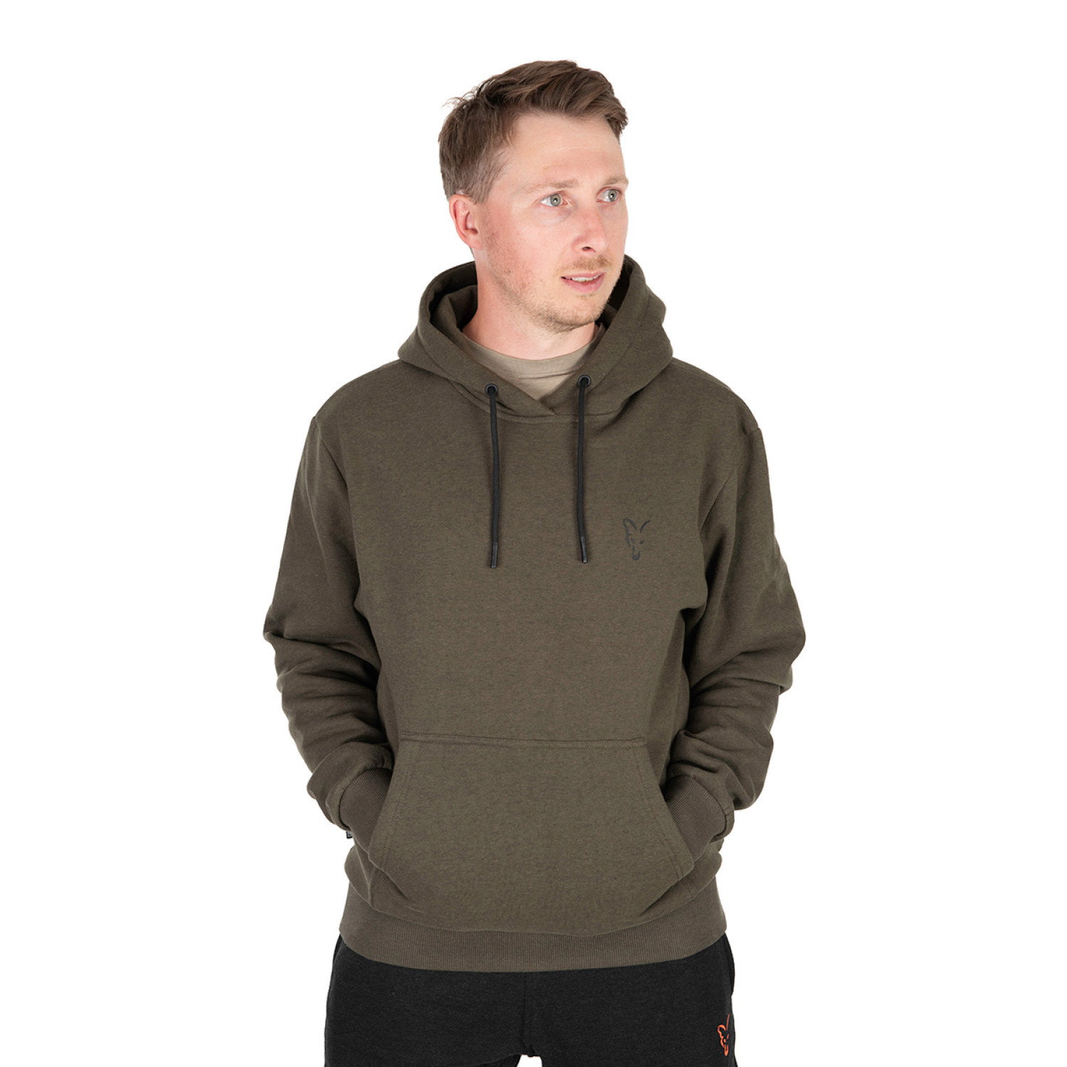 Суичър Fox Collection Hoody Green And Black CCL233