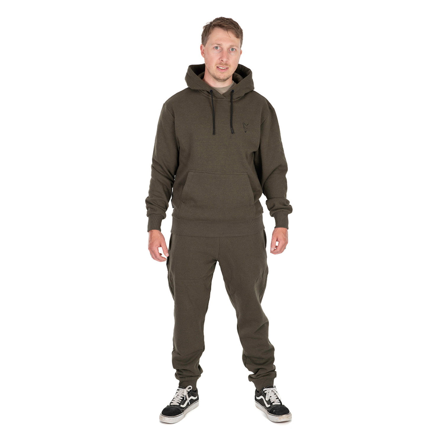 Суичър Fox Collection Hoody Green And Black CCL233