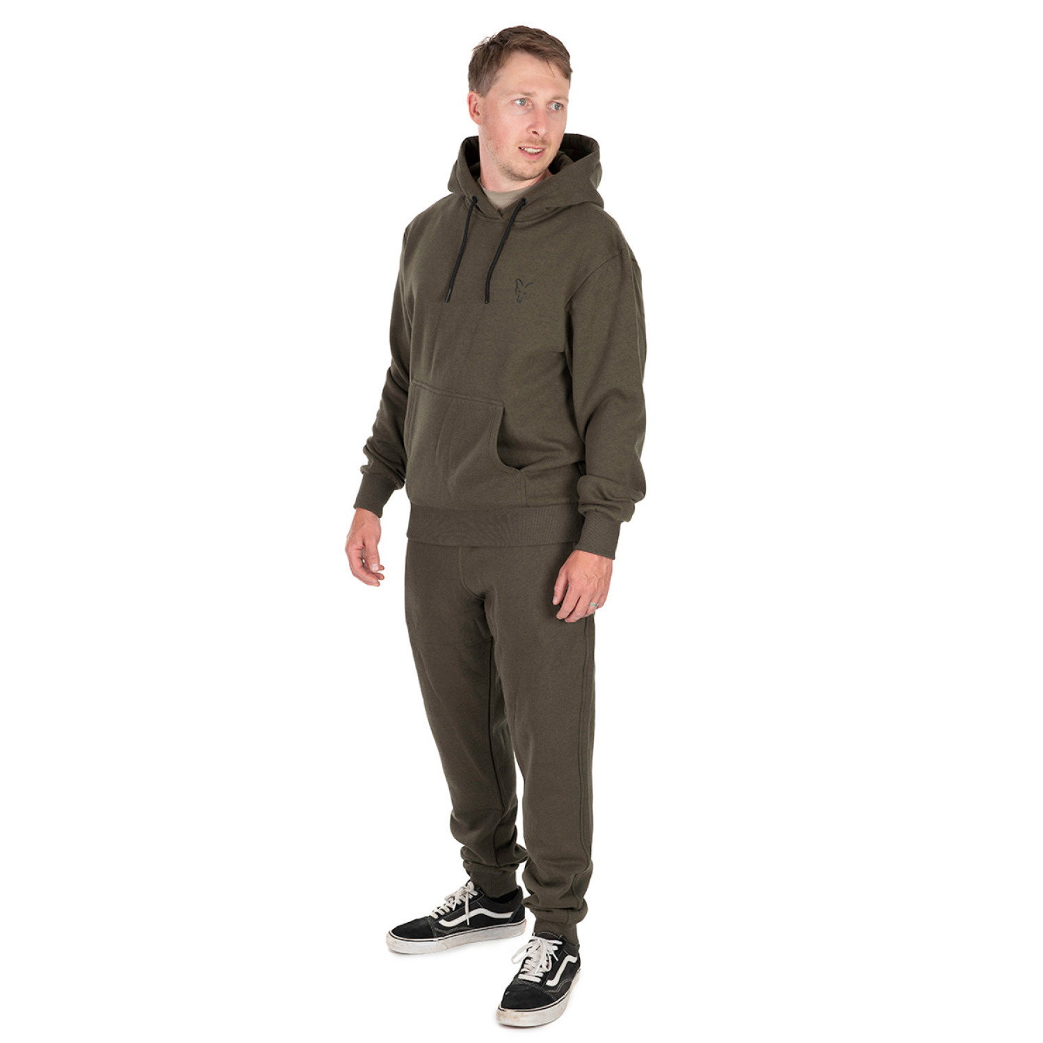 Суичър Fox Collection Hoody Green And Black CCL233