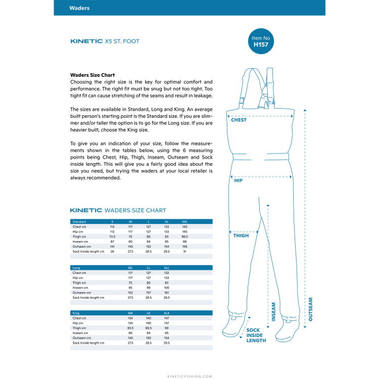 Гащеризон Kinetic X5 St. Foot H157-541-L