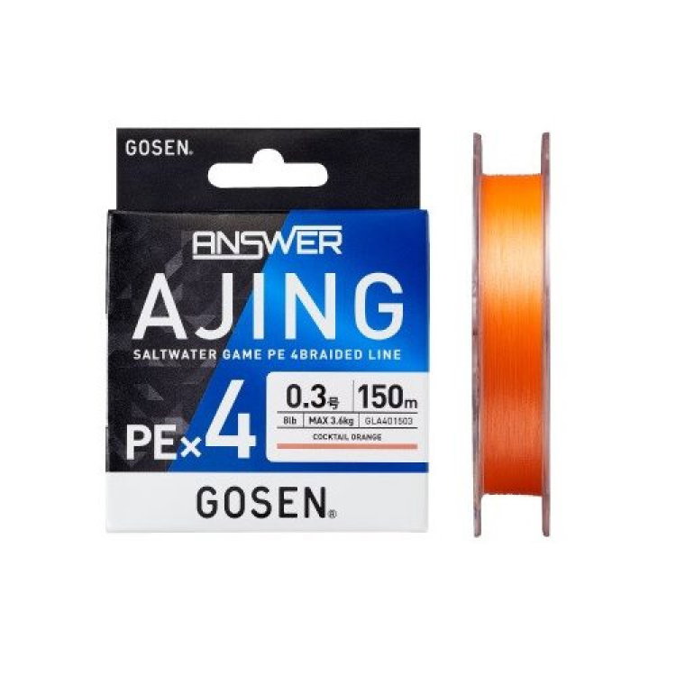 Плетено влакно Gosen Answer Ajing PE X 4 958471