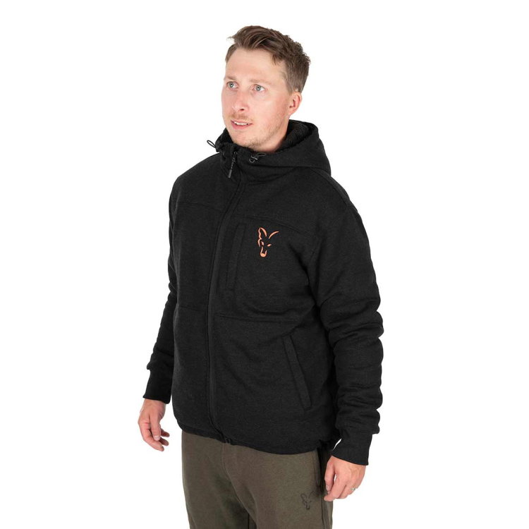 Яке Fox Collection Sherpa Jacket Black & Orange CCL276
