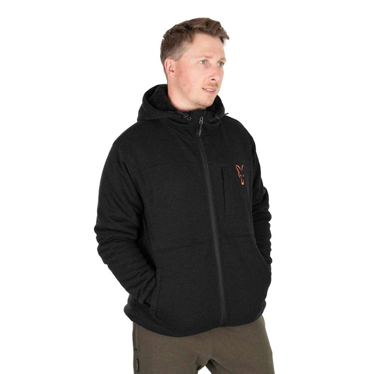 Яке Fox Collection Sherpa Jacket Black & Orange CCL276