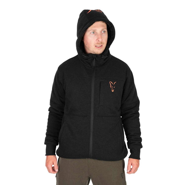 Яке Fox Collection Sherpa Jacket Black & Orange CCL276