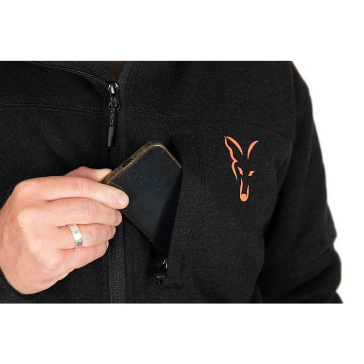 Яке Fox Collection Sherpa Jacket Black & Orange CCL276