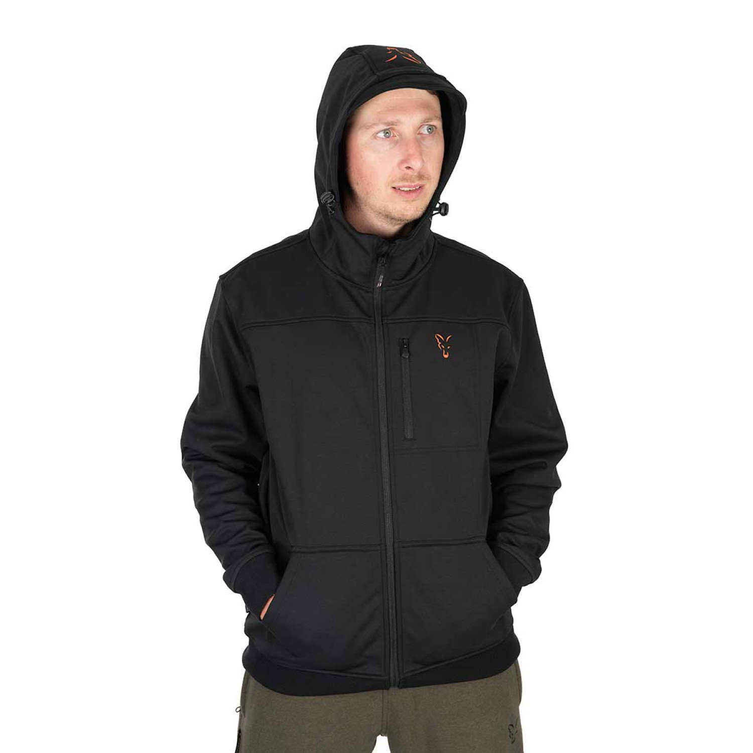Яке Fox Collection Soft Shell Jacket Black & Orange CCL264