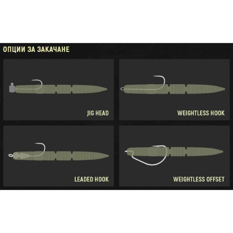 Силикон Linkor - Jakon Fat Worm 958943