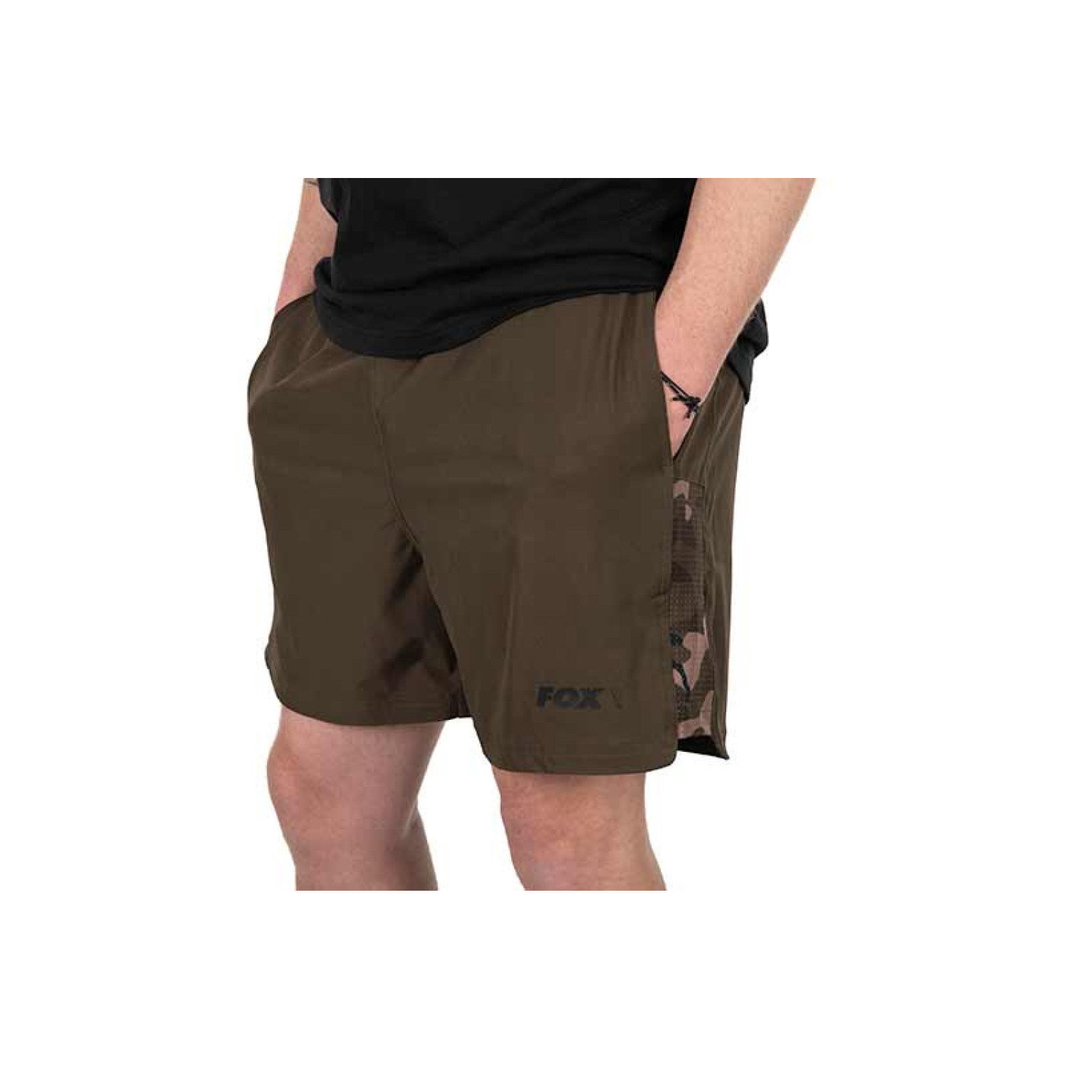 Къси панталони Fox Khaki/Camo LW Swim Shorts CFX262