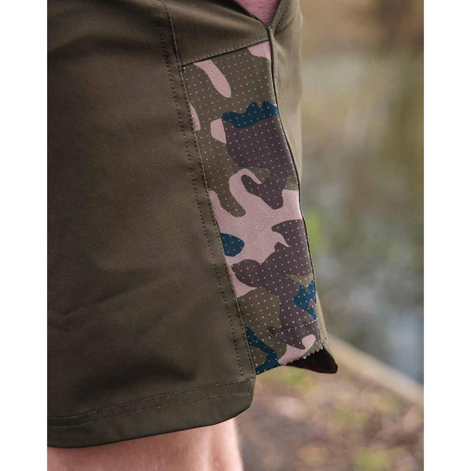 Къси панталони Fox Khaki/Camo LW Swim Shorts CFX262