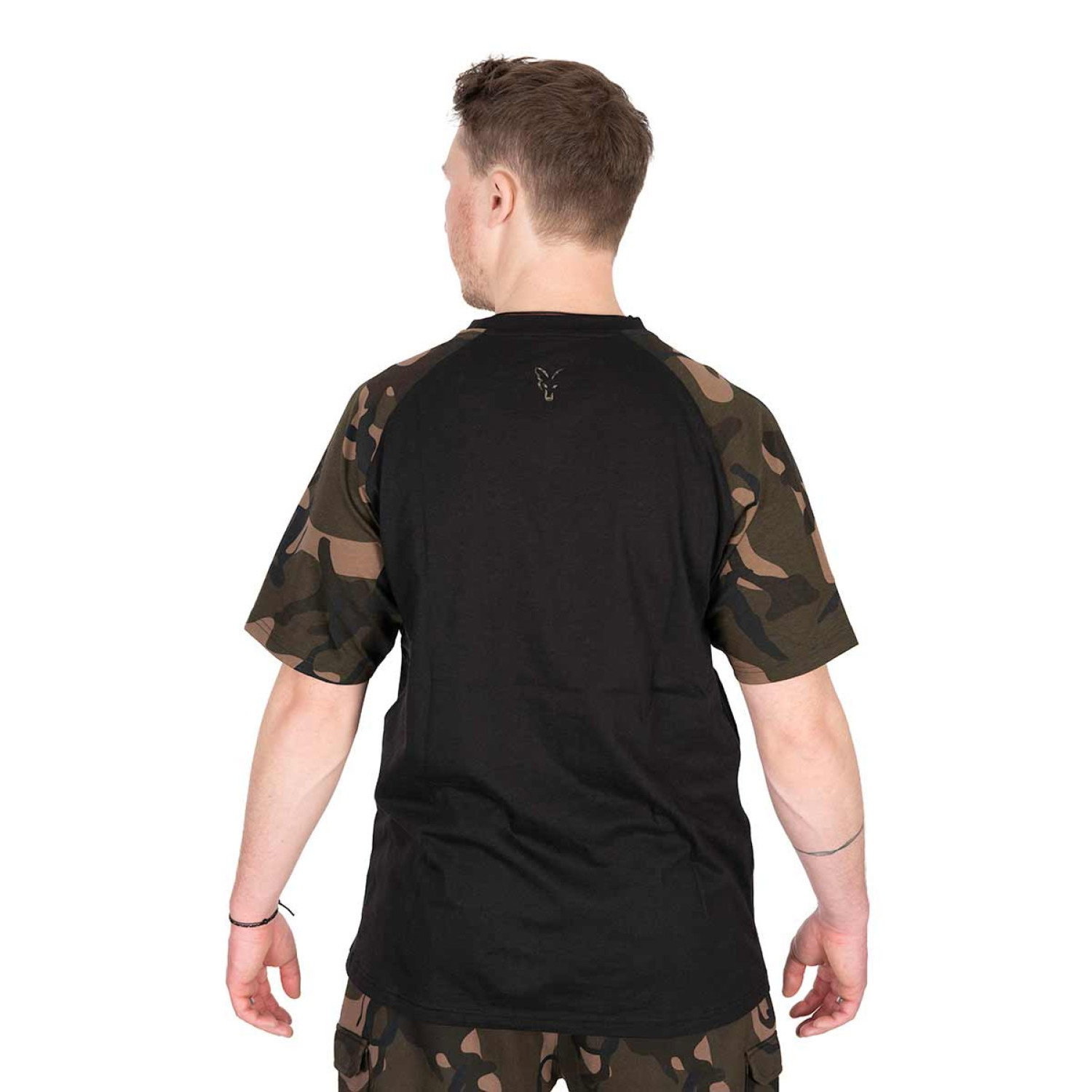 Тениска Fox Black/Camo Outline T-Shirt CFX268