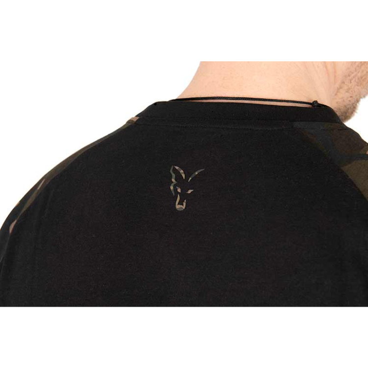 Тениска Fox Black/Camo Outline T-Shirt CFX268