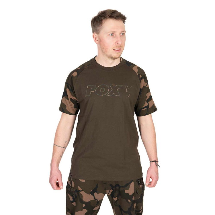 Тениска Fox Khaki/Camo Outline T-Shirt CFX275