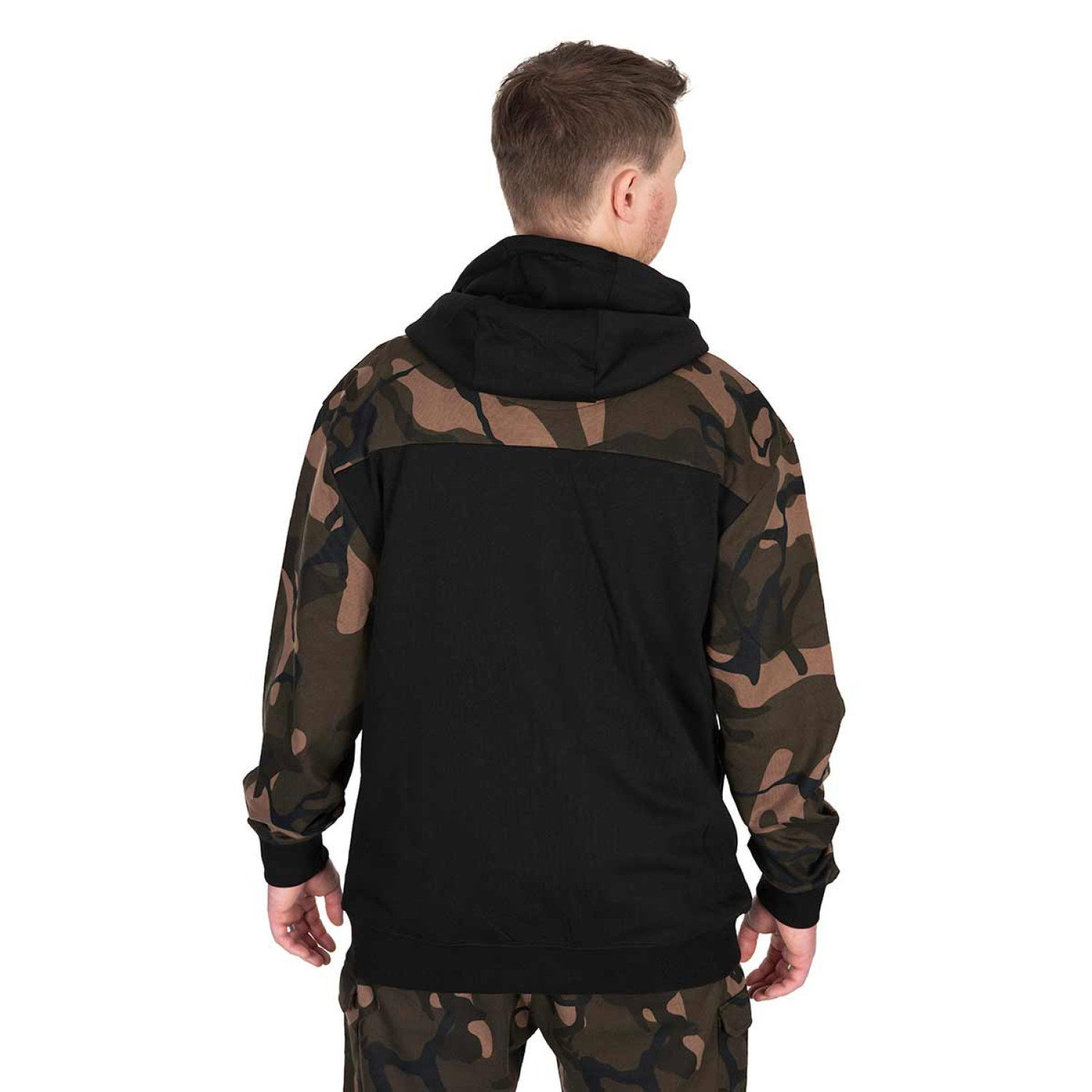 Суичър Fox LW BLack/Camo Split Zip Hoody CFX294