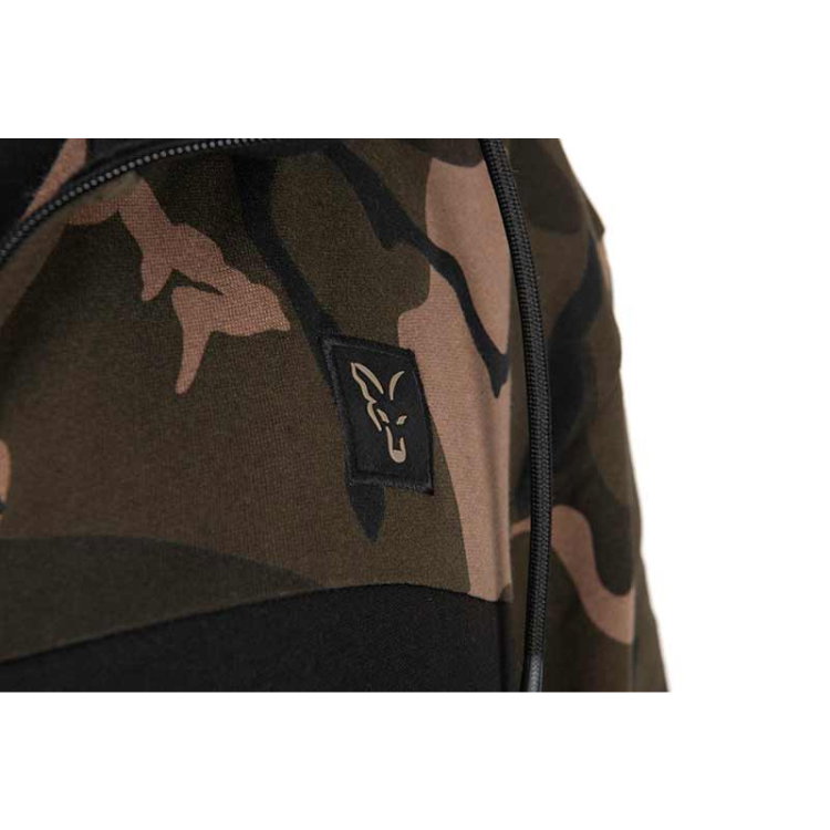 Суичър Fox LW BLack/Camo Split Zip Hoody CFX294