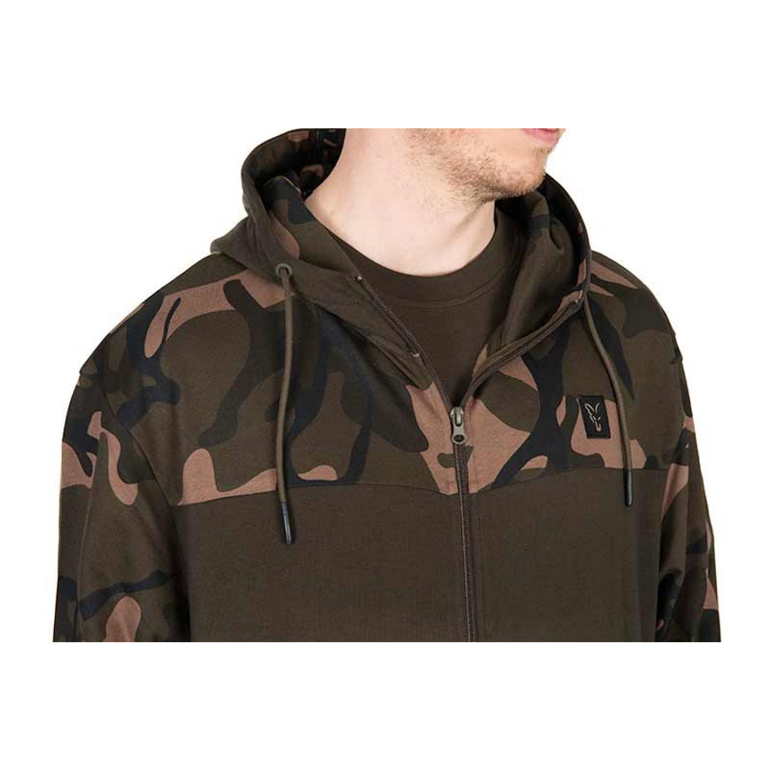 Суичър Fox LW Khaki/Camo Split Zip Hoody CFX300