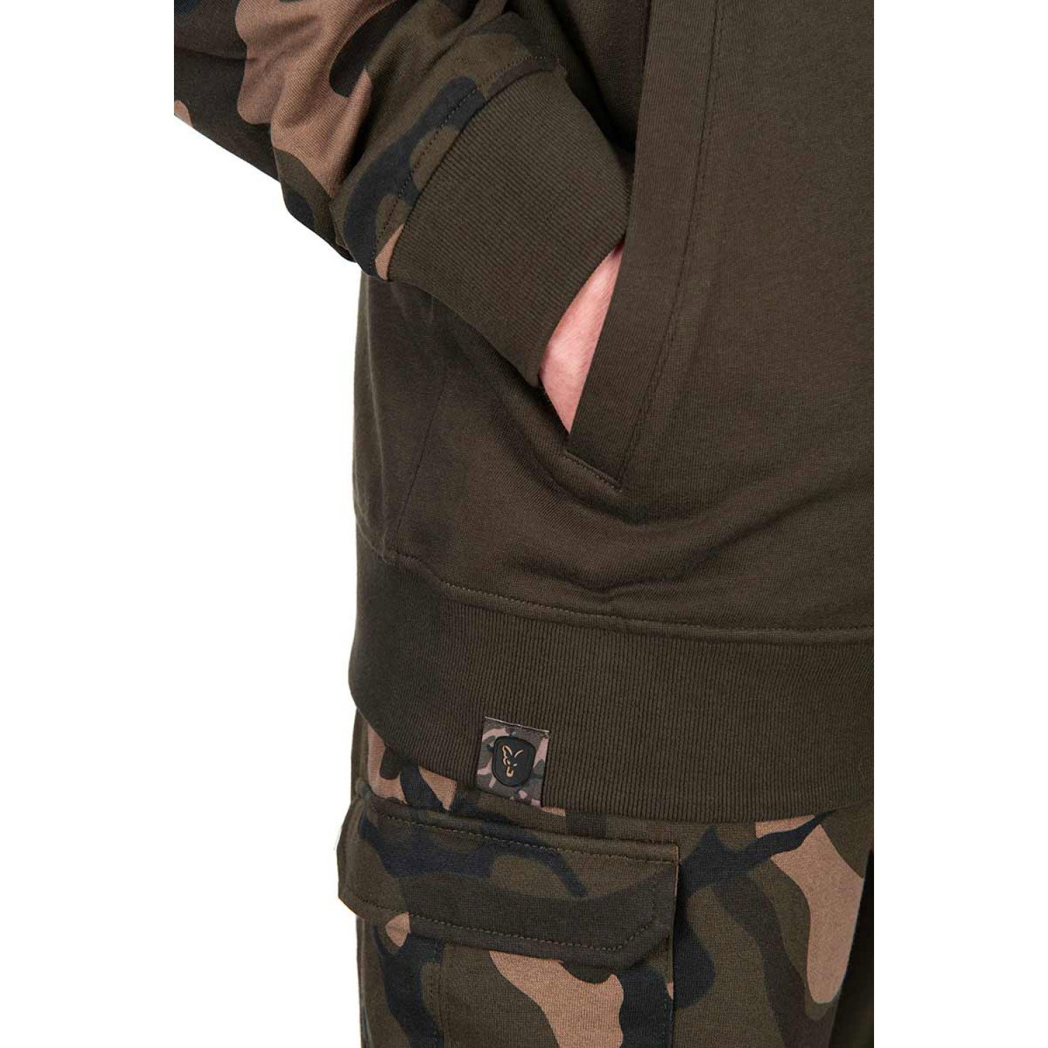Суичър Fox LW Khaki/Camo Split Zip Hoody CFX300