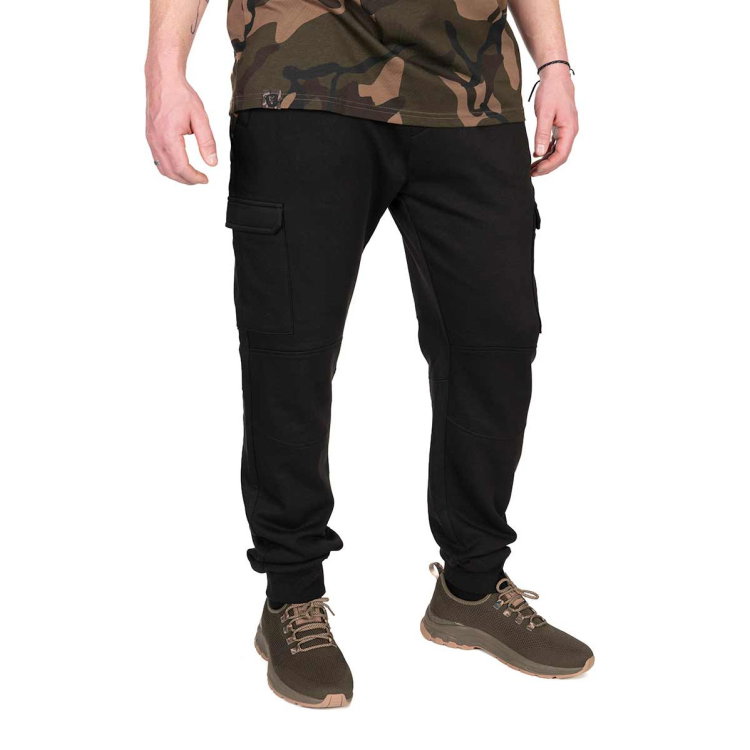 Панталон Fox LW Black/Camo Combat Joggers CFX317