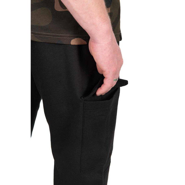 Панталон Fox LW Black/Camo Combat Joggers CFX317