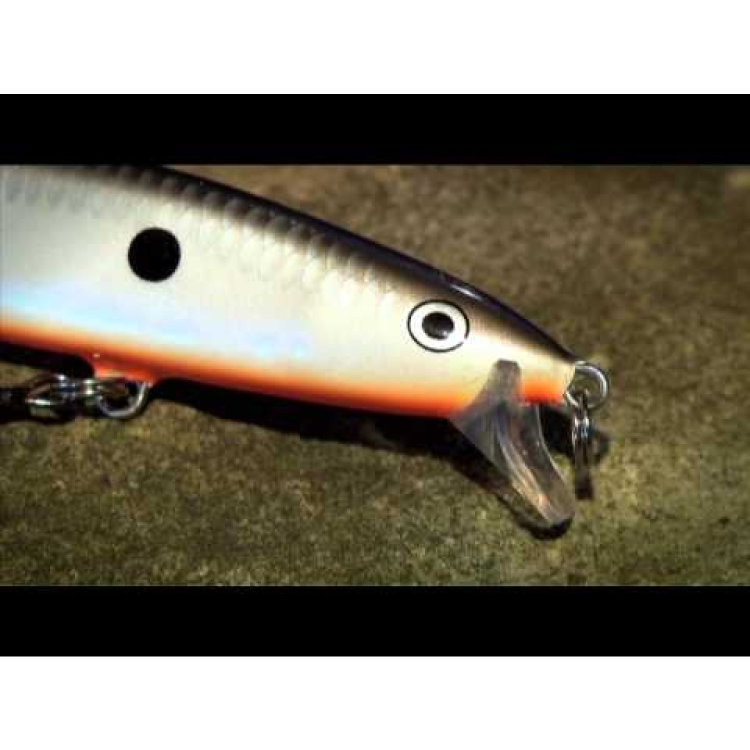 Воблер Rapala Flat Rap FLR08 - BLK