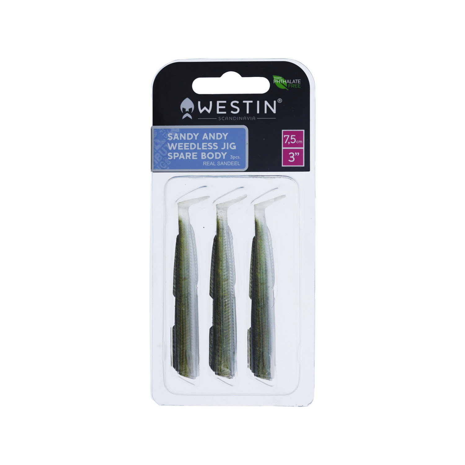 Резервни силиконови тела за Westin Sandy Andy Weedless Jig S084-234-006