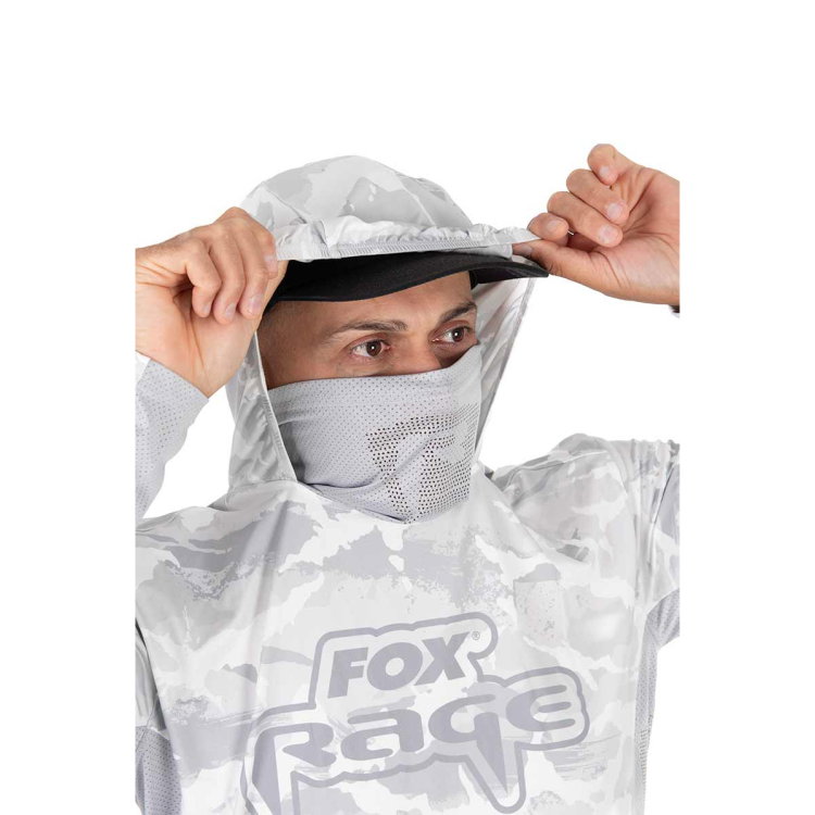 Слънцезащитна блуза Fox Rage UV Hooded Light Cam Top NPR607
