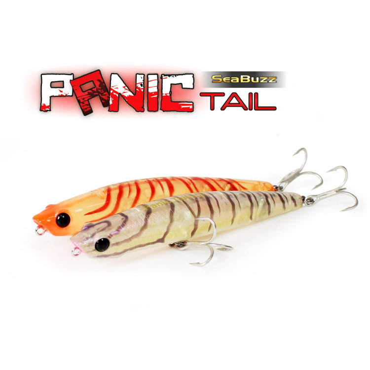 Воблер Sea Buzz Panic Tail 95F Shrimp 958894