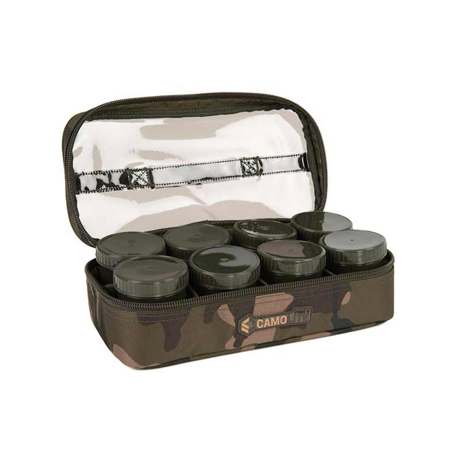 Органайзер за подхранки Fox Camolite 12 Pot Hookbait Case CLU503