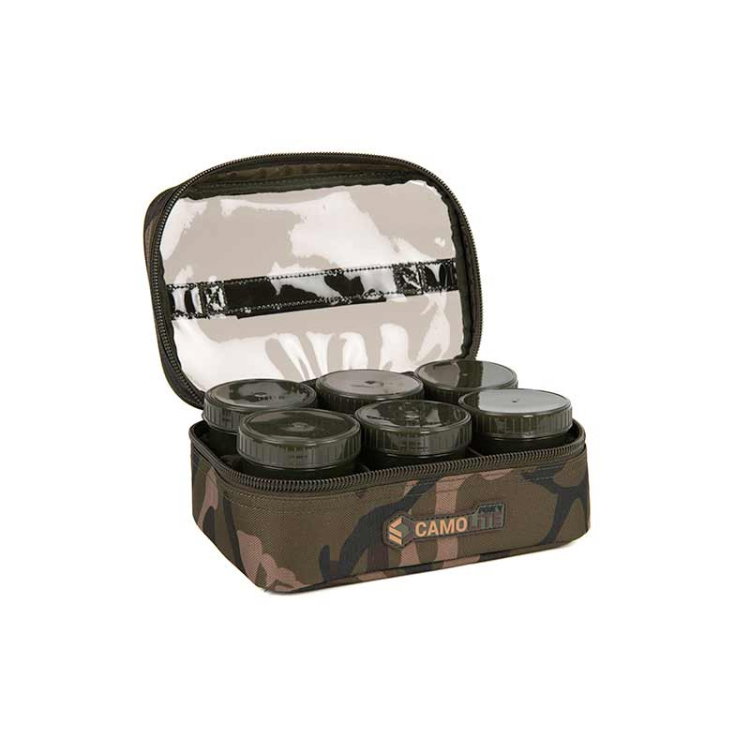 Органайзер за подхранки Fox Camolite 8 Pot Hookbait Case CLU502