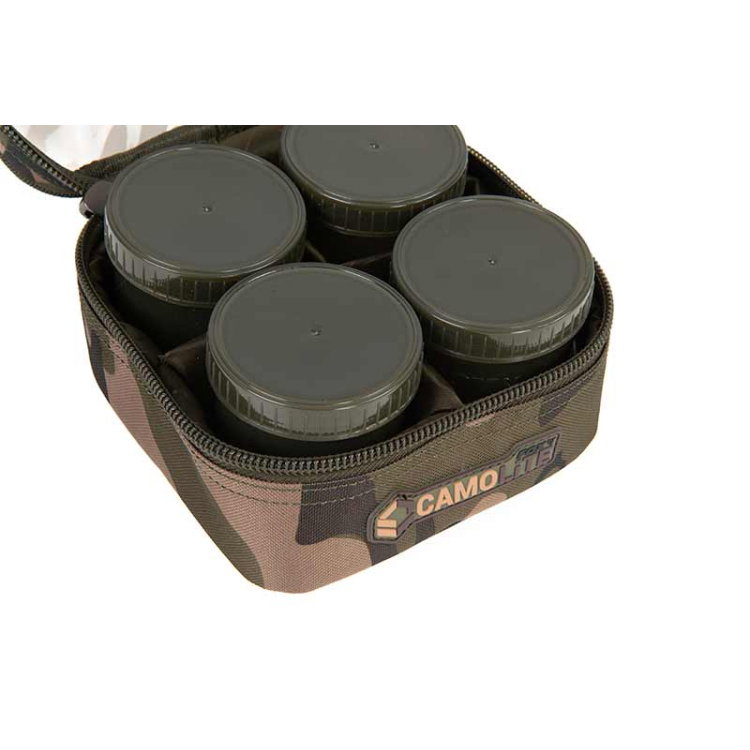 Органайзер за подхранки Fox Camolite 6 Pot Hookbait Case CLU501