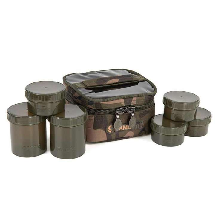 Органайзер за подхранки Fox Camolite 6 Pot Hookbait Case CLU501