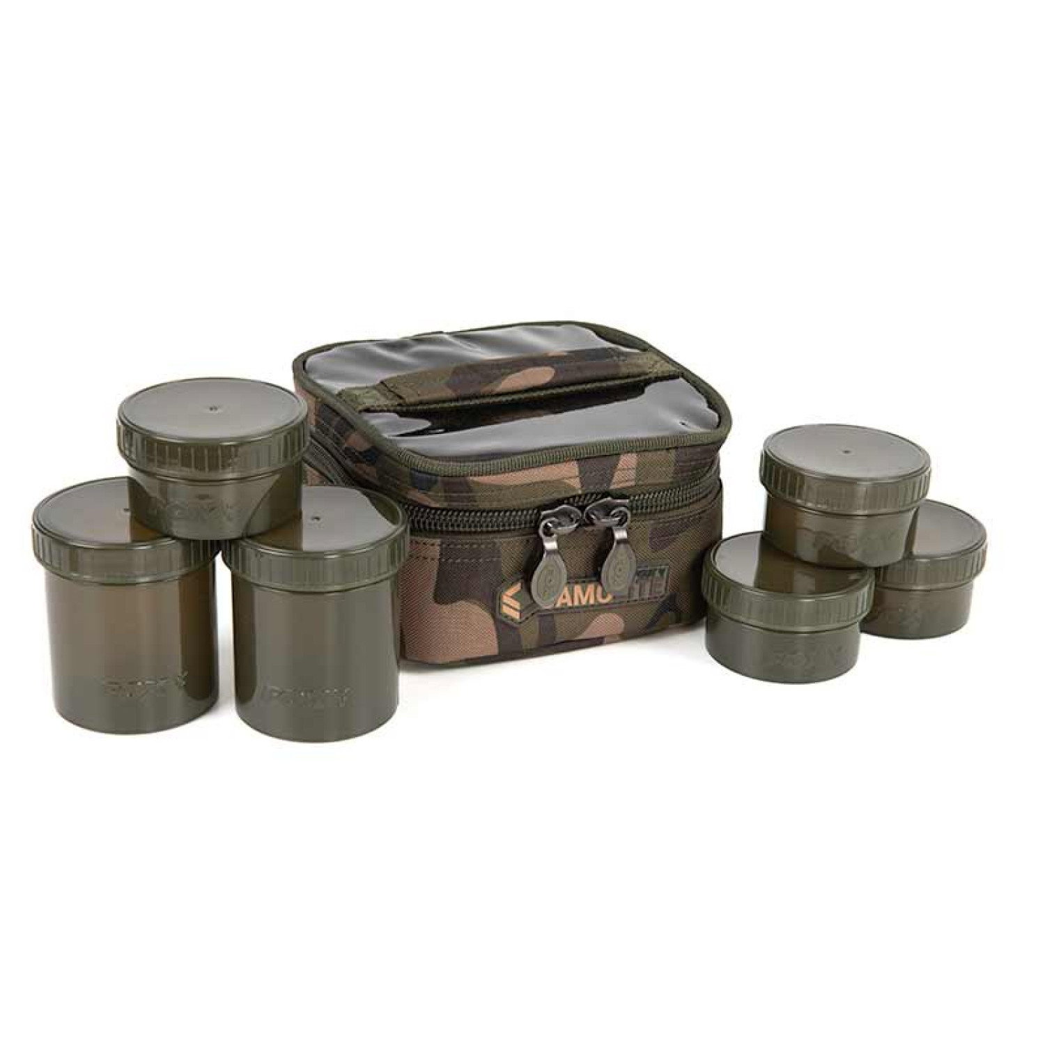 Органайзер за подхранки Fox Camolite 6 Pot Hookbait Case CLU501