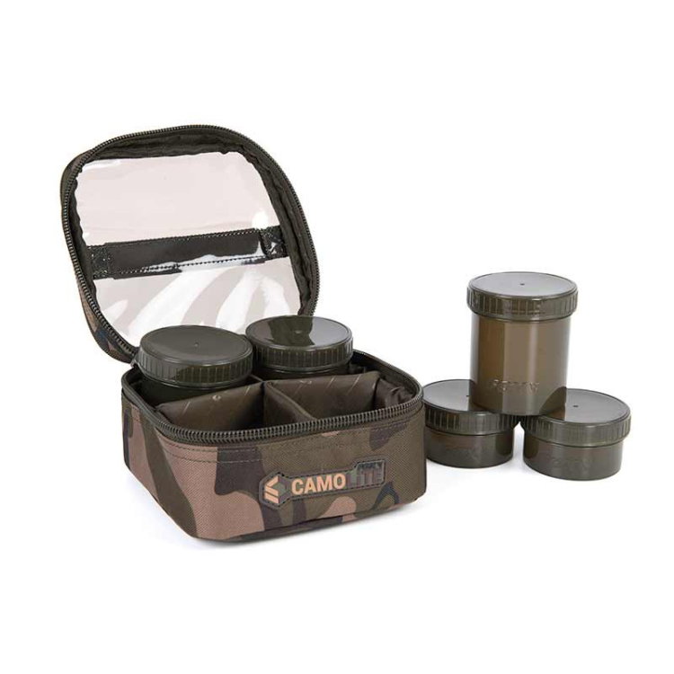 Органайзер за подхранки Fox Camolite 6 Pot Hookbait Case CLU501