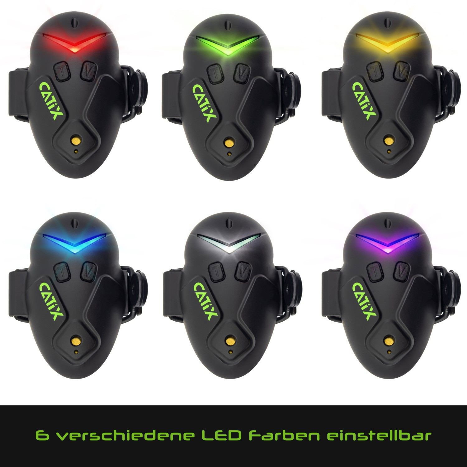Комплект сигнализатори Catix XP8 Catfish Bite Alarms Set DOM068070765