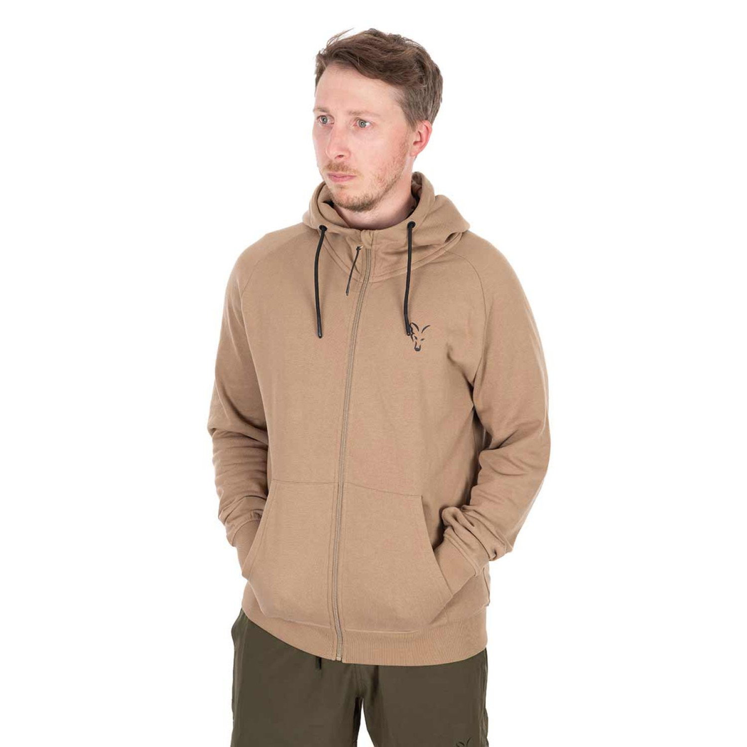 Суичър Fox Collection LW Zip Hoody - Tan Ltd CCL314