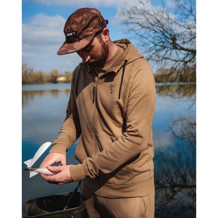 Суичър Fox Collection LW Zip Hoody - Tan Ltd CCL314