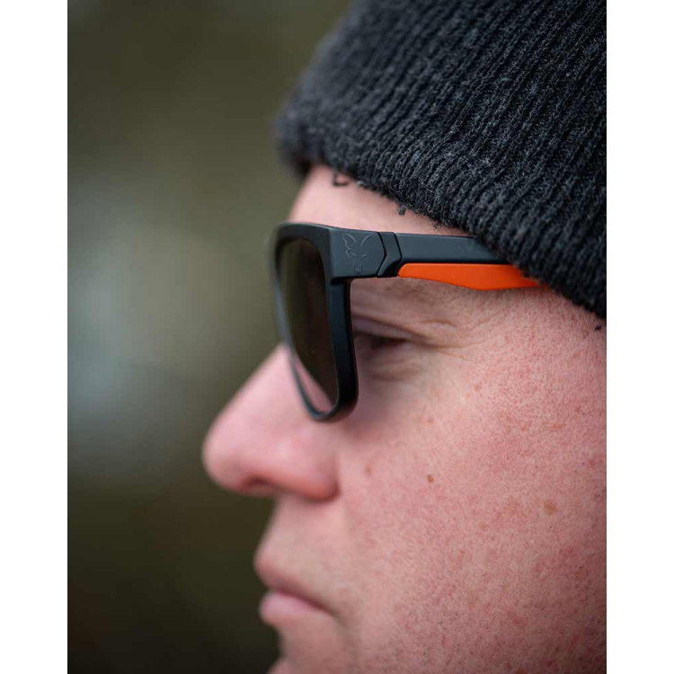 Очила Fox Collection Black & Orange Shades - Grey Lens CSN054