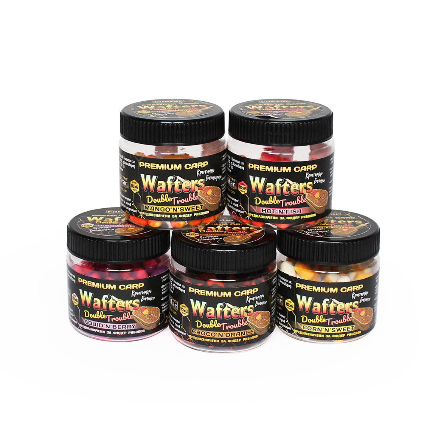 Дъмбели за фидер Double Trouble Wafters FilStar Premium Carp 962781