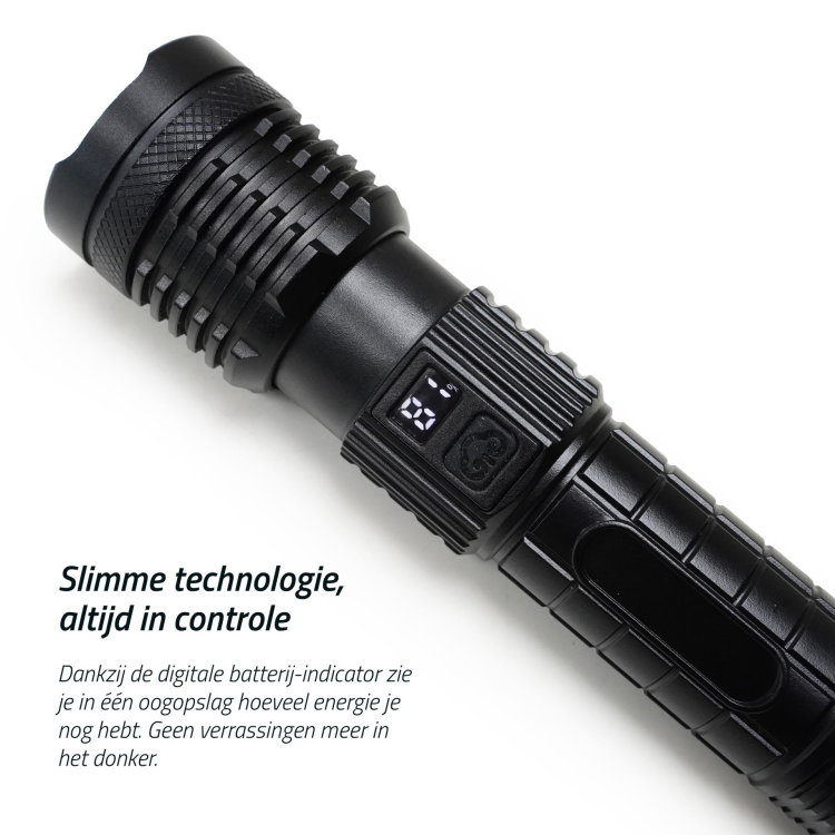 Фенер Faith High Power 10W Laser LED Flashlight Rechargeable 962889