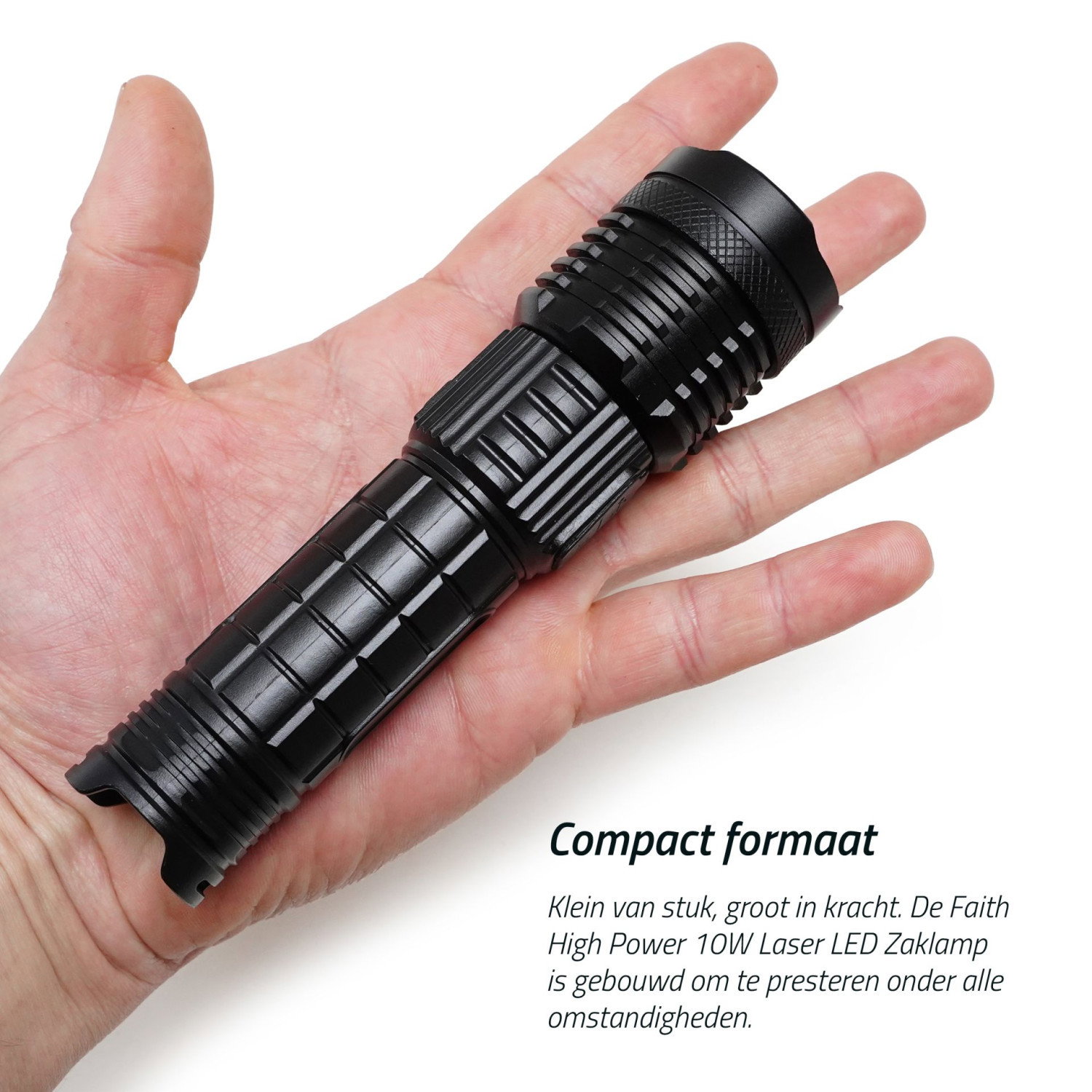Фенер Faith High Power 10W Laser LED Flashlight Rechargeable 962889