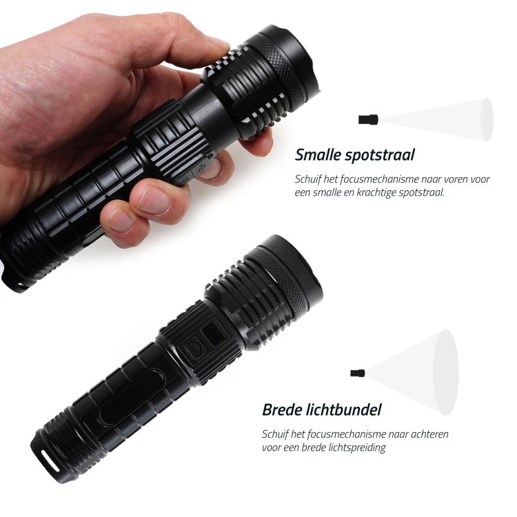 Фенер Faith High Power 10W Laser LED Flashlight Rechargeable 962889
