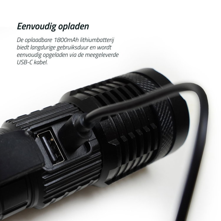 Фенер Faith High Power 10W Laser LED Flashlight Rechargeable 962889
