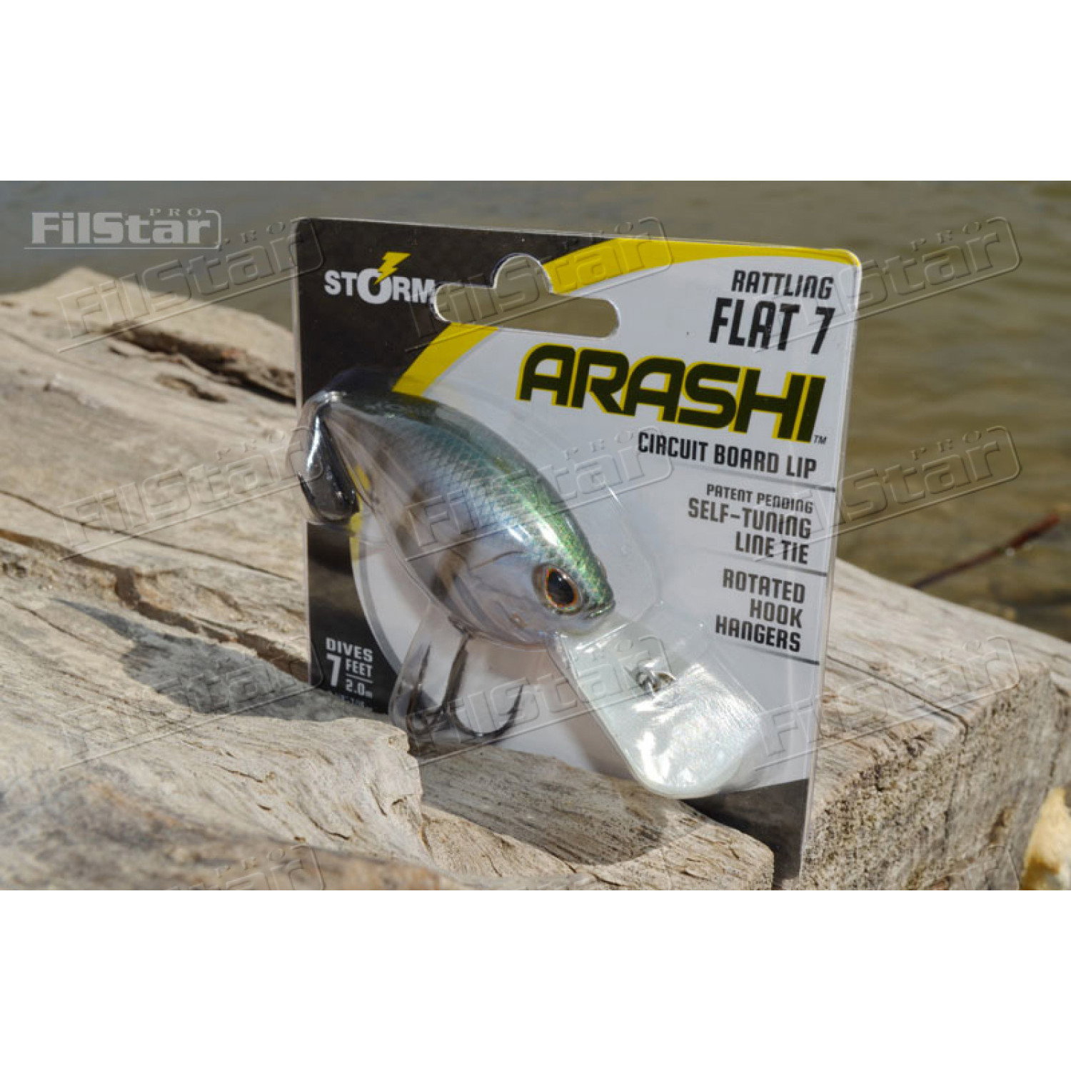 Воблер Storm Arashi Rattling Flat AFT07868